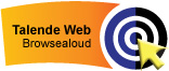 Talende Web logoen